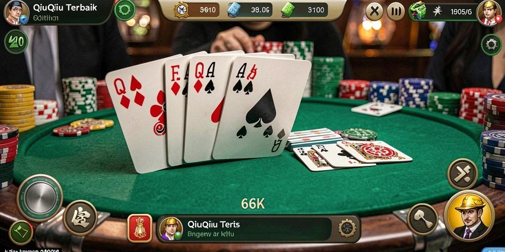 Tampilan menakjubkan dari gameplay QiuQiu yang seru.