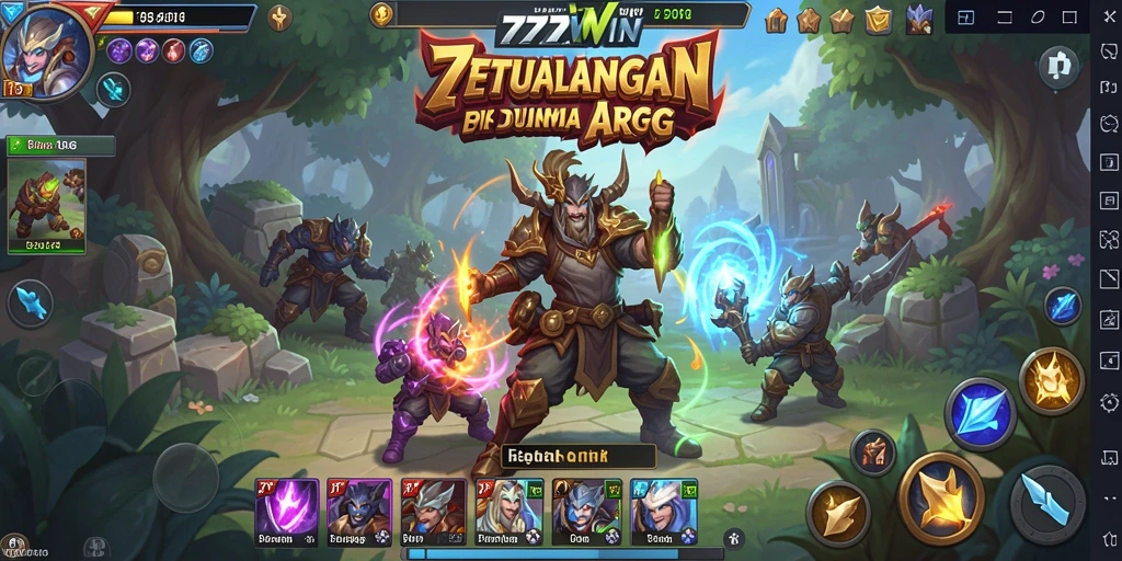 Screenshot utama 777WIN menampilkan gameplay ARPG yang seru dan mendebarkan.