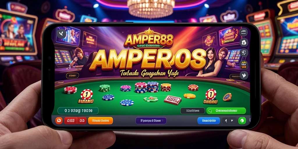 Tampilan gameplay Live Casino yang memukau di AMPER88.