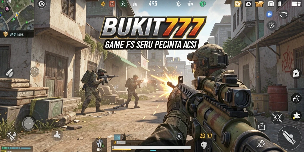 Tampilan gameplay seru di BUKIT777 dengan aksi menembak mendebarkan.