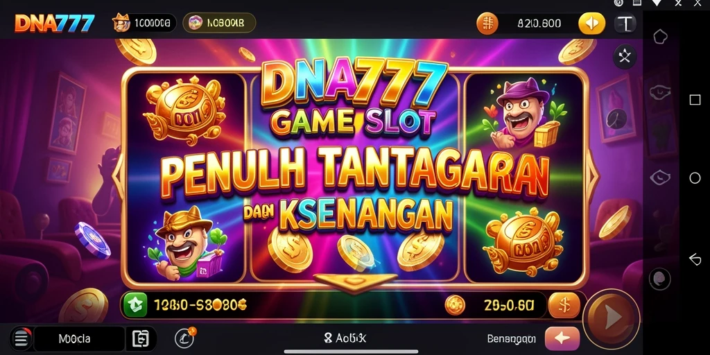 Screenshot gameplay DNA777 dengan grafik Slot yang menawan dan fitur interaktif.