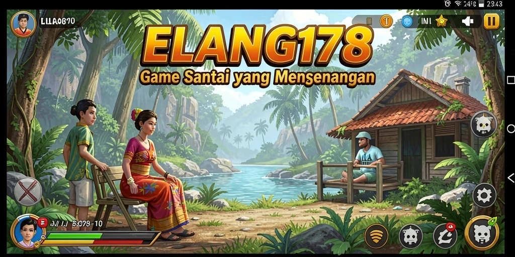 Tampilan gameplay ELANG178 yang seru dan penuh warna.