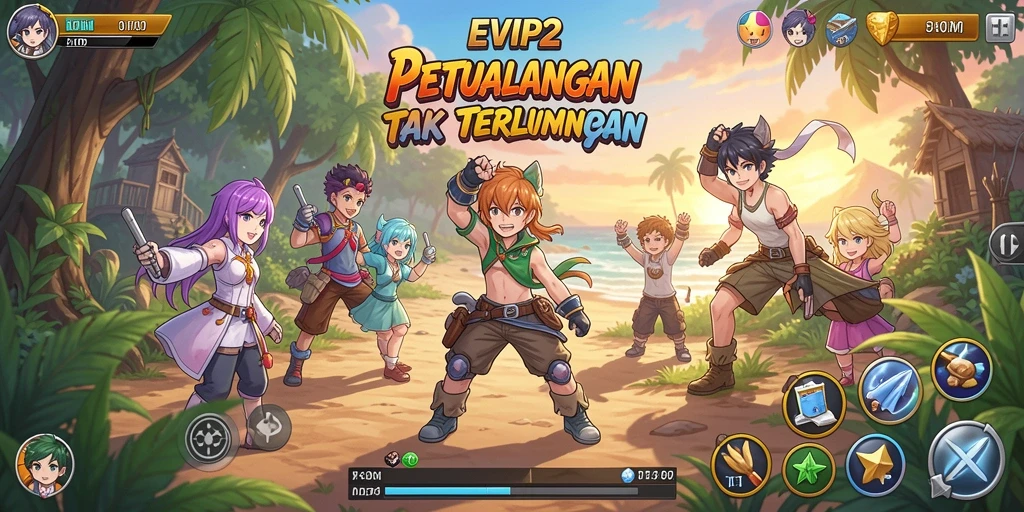Gameplay menarik di dunia anime yang penuh warna.