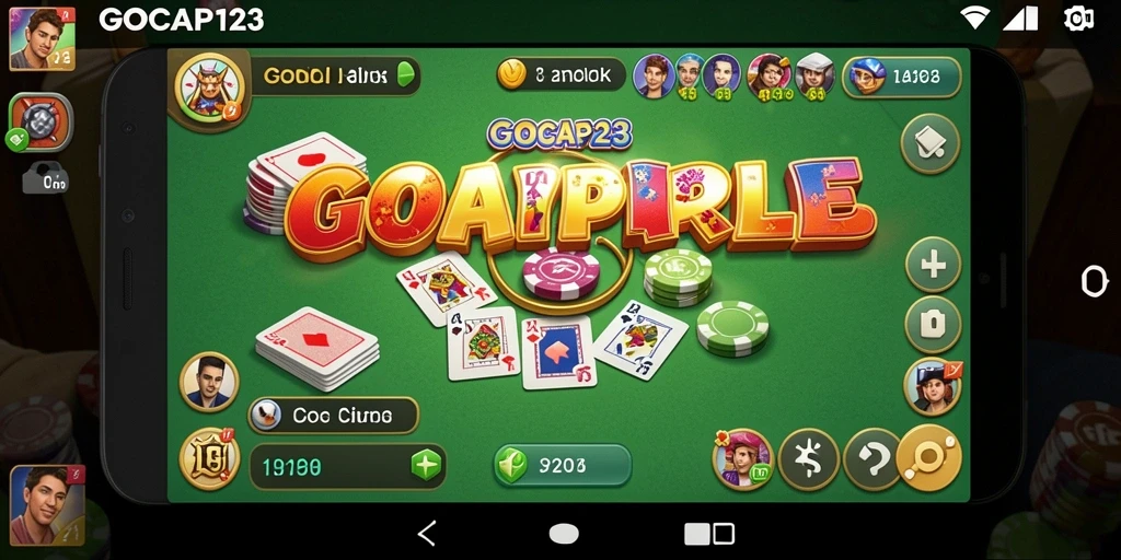 Tampilan seru gameplay Gaple di GOCAP123.