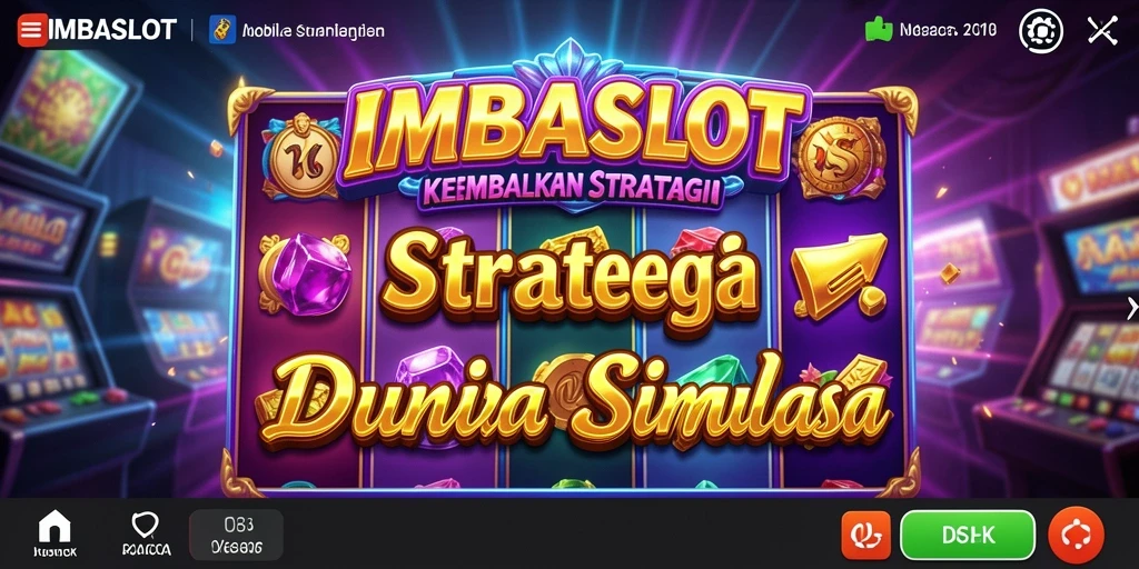 Tampilan menarik dari gameplay IMBASLOT yang penuh warna.