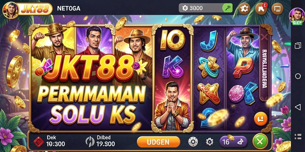 Tampilan gameplay seru dari permainan Slot JKT88.