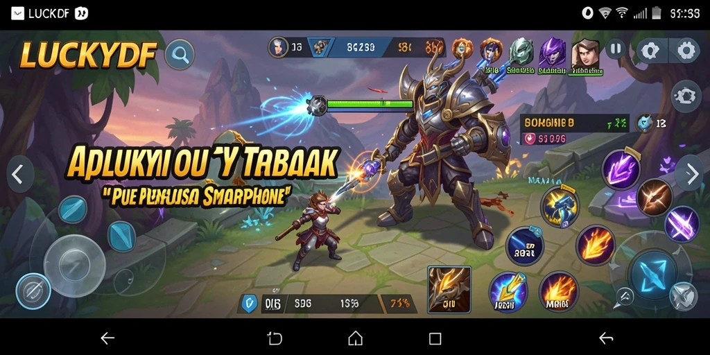 Screenshot utama LUCKYDF yang menampilkan antarmuka aplikasi Utility yang ramah pengguna.