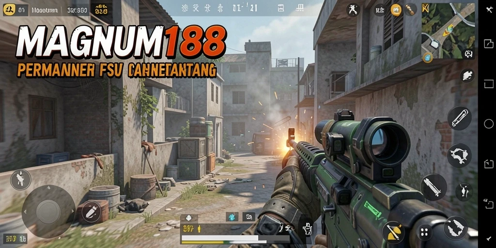 Tangkapan layar menunjukkan aksi mendebarkan dalam permainan FPS.