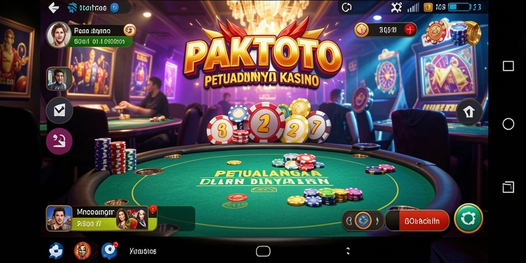 Screenshot PAKTOTO menampilkan aksi seru dalam permainan Kasino.