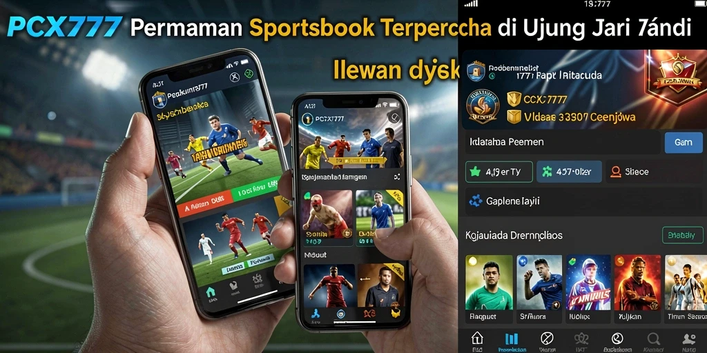 Tampilan gameplay Sportsbook yang menarik dan interaktif pada PCX777.
