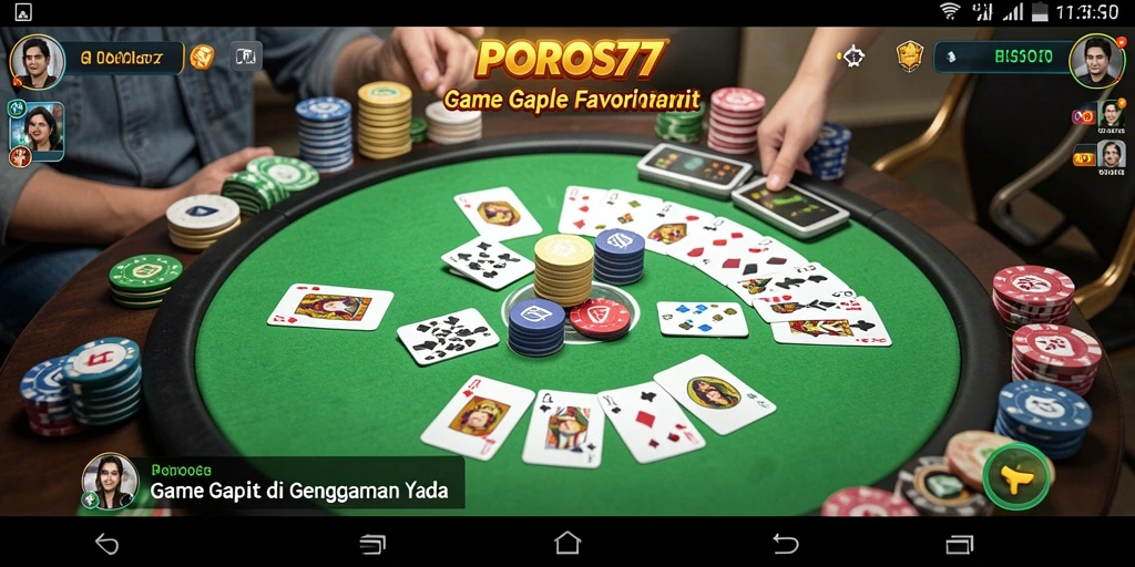 Screenshot gameplay Gaple yang menarik dan interaktif.