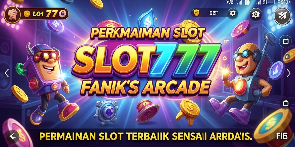 Tampilan gameplay SLOT777 yang mendebarkan dengan efek visual menarik.