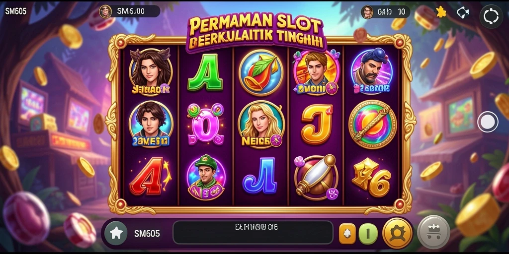 Gambaran gameplay menarik SM605 dengan berbagai pilihan slot.
